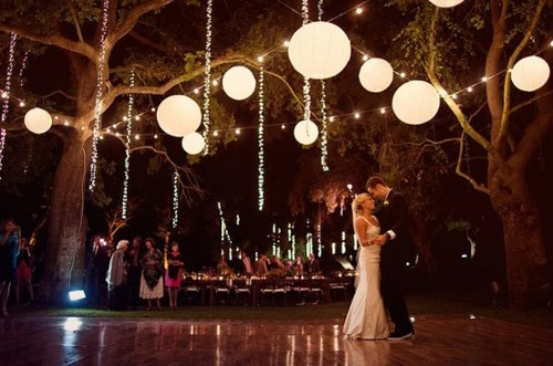 Romantic Wedding Lighting ideas