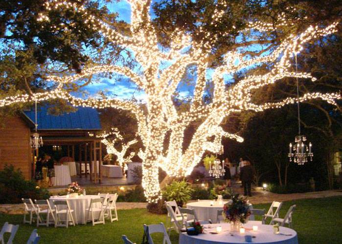 Incorporate Nature and Lighting for Events