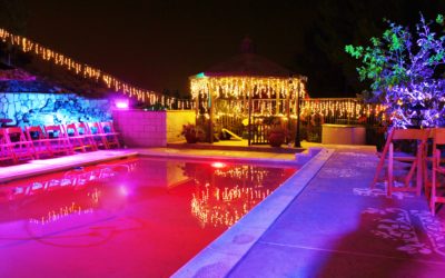 Backyard and Pool Lighting for Summer Events and Parties
