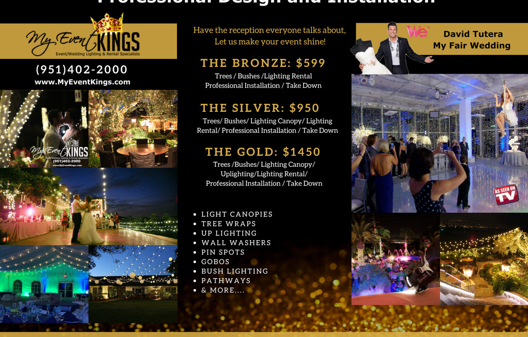 Wedding and Event Lighting Specials from My Event Kings