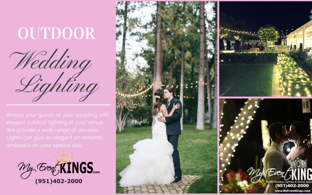 Outdoor Wedding Lighting Professional Design, Installation & Removal